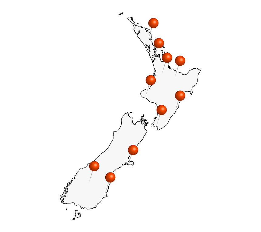 Waterbell Upcoming Bootcamp Locations NZ